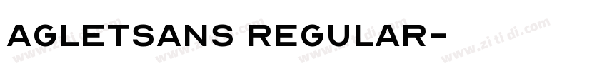 AgletSans Regular字体转换